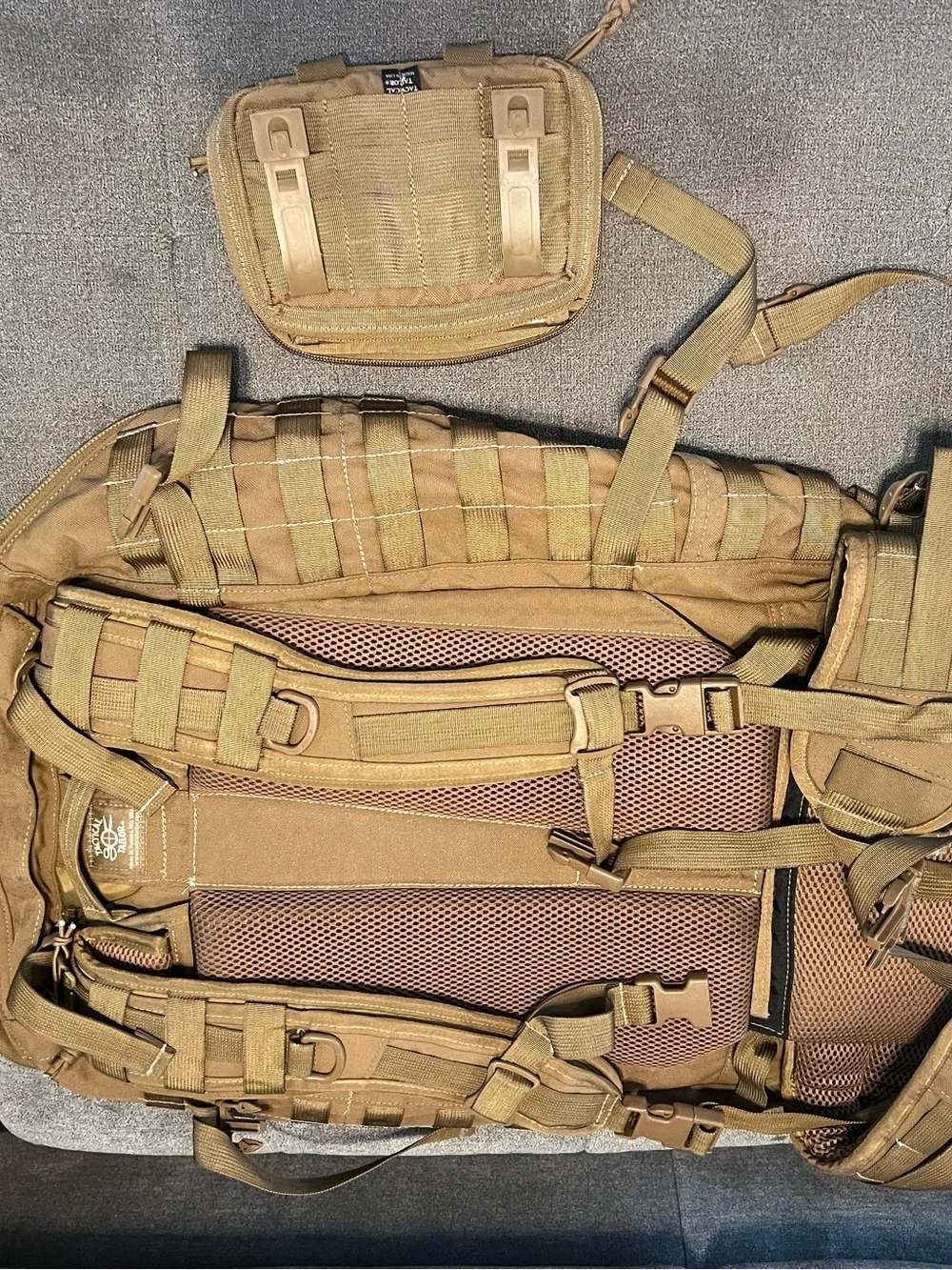 Tactical Tailor Camel Color Backpack Tacoma WA Military Bag Canvas USA